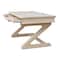 International Concepts Executive Desk, with Zosiac Base 32 in D X 32 H, 30 W X Hardwood, Unfinished K-OF64T-64Z - alternate 4